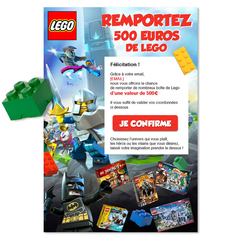 Email Lego Contest Jeu Concours